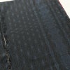 大島紬 良品 しつけ糸付き 正絹 麻の葉柄 袷仕立て 身丈159.5cm 裄丈67.5cm 着物 青・紺_画像11