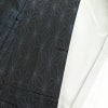 大島紬 良品 しつけ糸付き 正絹 麻の葉柄 袷仕立て 身丈159.5cm 裄丈67.5cm 着物 青・紺_画像15