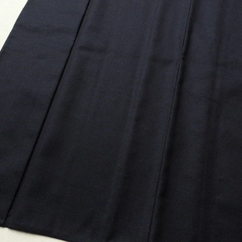 男性用 着物 良品 しつけ糸付き アンサンブル 4点セット セット品 ウール 無地 単衣仕立て 身丈135.5cm 裄丈64cm 青・紺_画像5