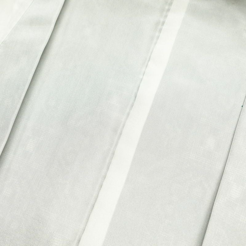 村山大島紬 良品 証紙あり しつけ糸付き 正絹 幾何学柄・抽象柄 袷仕立て 伝統的工芸品 青・紺_画像16