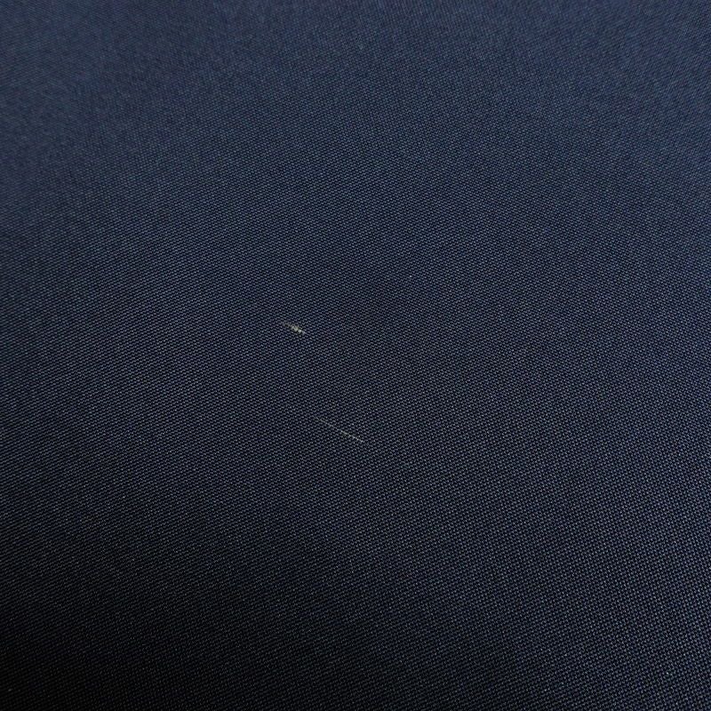 村山大島紬 良品 証紙あり しつけ糸付き 正絹 幾何学柄・抽象柄 袷仕立て 伝統的工芸品 青・紺_画像19