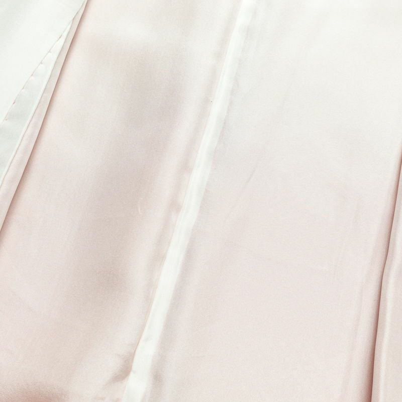 訪問着 良品 正絹 古典柄 袷仕立て 身丈162.5cm 裄丈69.5cm 箔 金彩 扇子 菊 ピンク_画像19