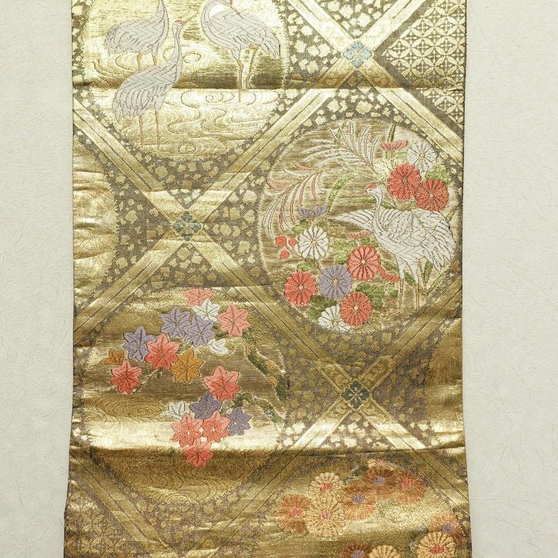 袋帯 六通柄 フォーマル用 正絹 古典柄 金・銀_画像7