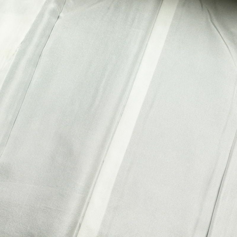 大島紬 良品 しつけ糸付き 正絹 蝶・昆虫柄 袷仕立て 身丈165.5cm 裄丈65cm 青・紺_画像18