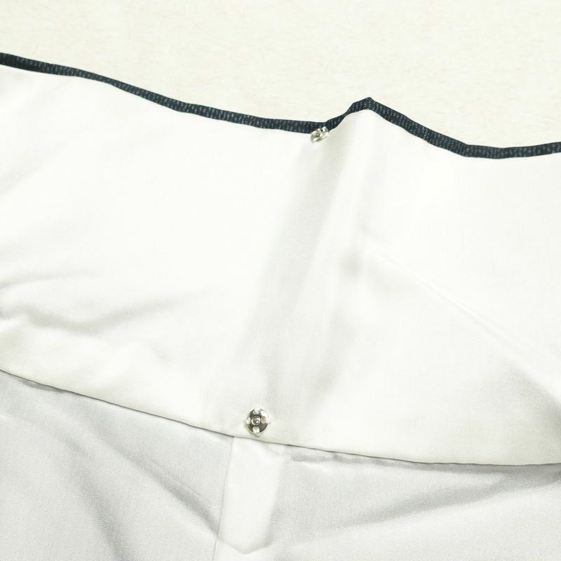 本場大島紬 良品 証紙あり 正絹 花柄 袷仕立て 身丈158cm 裄丈67cm 青・紺_画像18