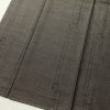 紬 良品 しつけ糸付き 正絹 幾何学柄・抽象柄 袷仕立て 身丈161.5cm 裄丈65.5cm 紬着物 茶_画像4