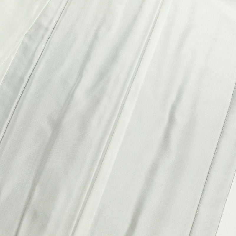 紬 良品 しつけ糸付き 正絹 幾何学柄・抽象柄 袷仕立て 身丈161.5cm 裄丈65.5cm 紬着物 茶_画像19