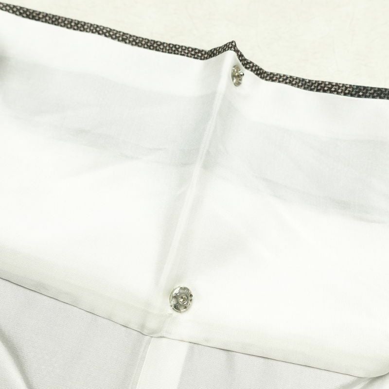 紬 正絹 花柄 袷仕立て 身丈160cm 裄丈63cm 紬着物 つむぎ 茶_画像20