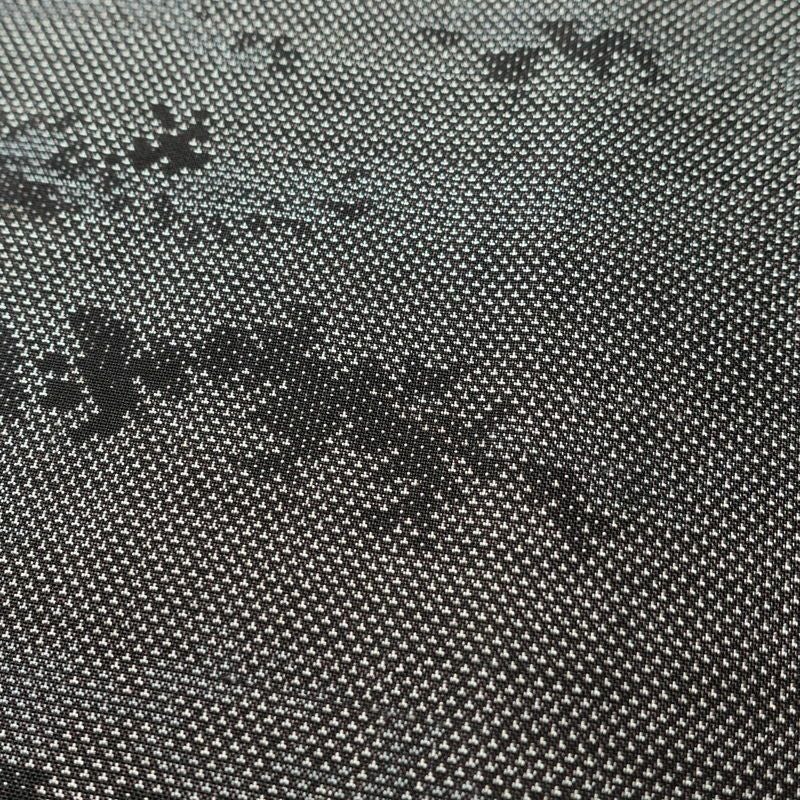 紬 良品 正絹 風景柄 袷仕立て 身丈156.5cm 裄丈63.5cm 紬着物 グレー_画像8