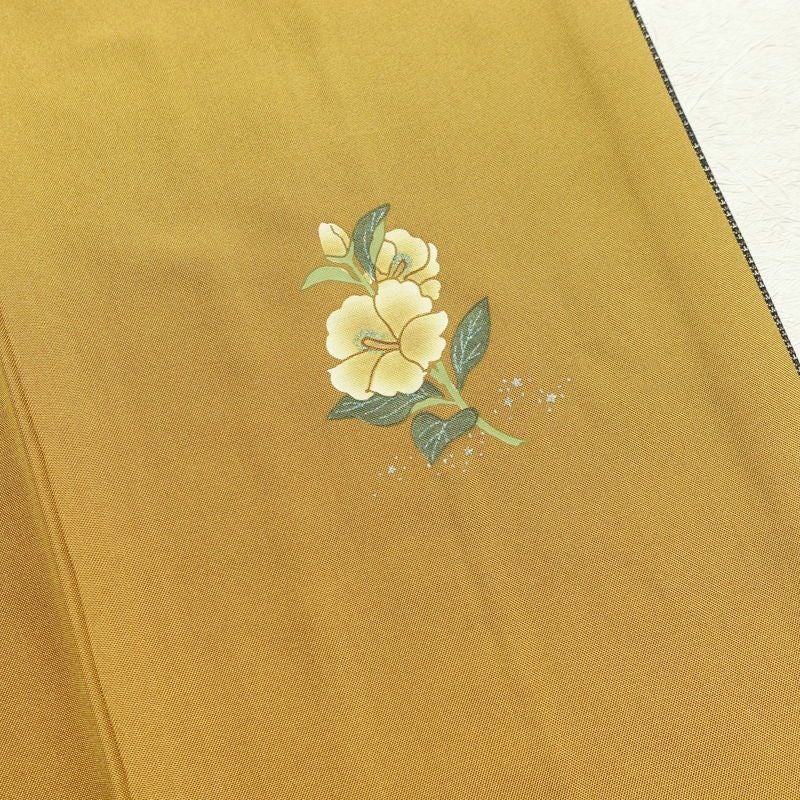 紬 良品 正絹 古典柄 袷仕立て 身丈156.5cm 裄丈63cm 紬着物 茶_画像20