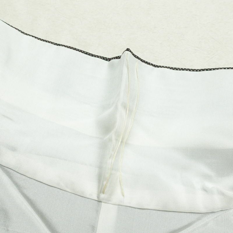 紬 良品 正絹 風景柄 袷仕立て 身丈162.5cm 裄丈67.5cm 紬着物 茶_画像19