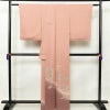 色留袖 良品 蘇州刺繍 一つ紋付き 正絹 古典柄 袷仕立て 身丈162.5cm 裄丈68.5cm 一部しつけ糸付き 着物 ピンク_画像2