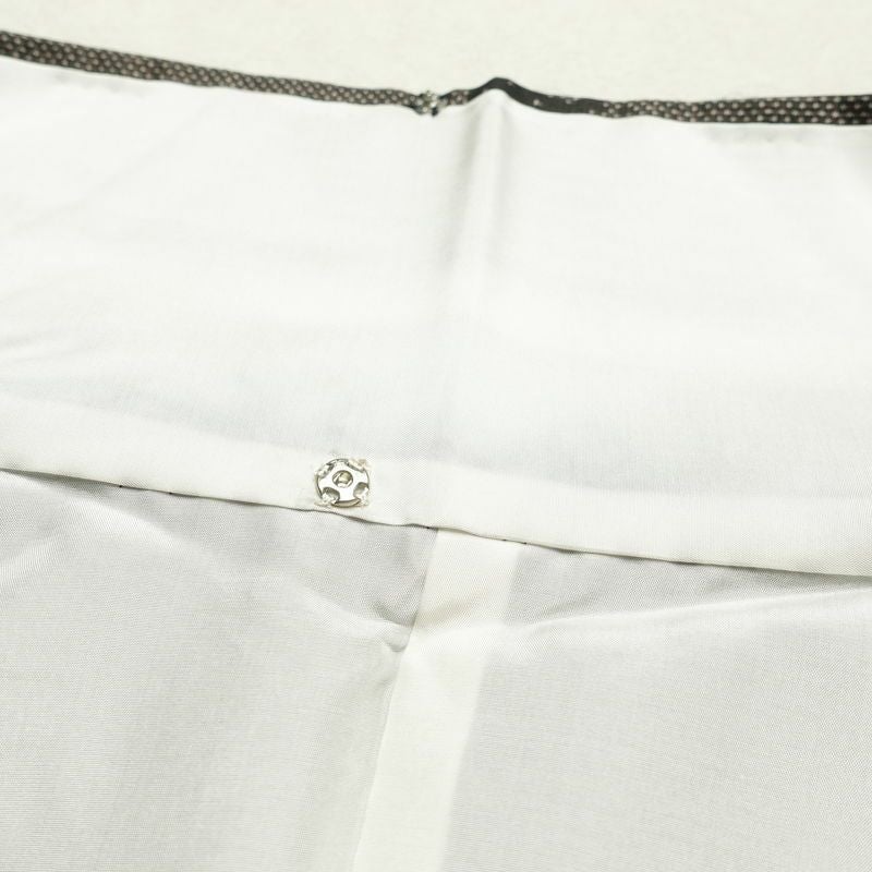 紬 正絹 古典柄 袷仕立て 身丈158cm 裄丈63.5cm 紬着物 茶_画像17