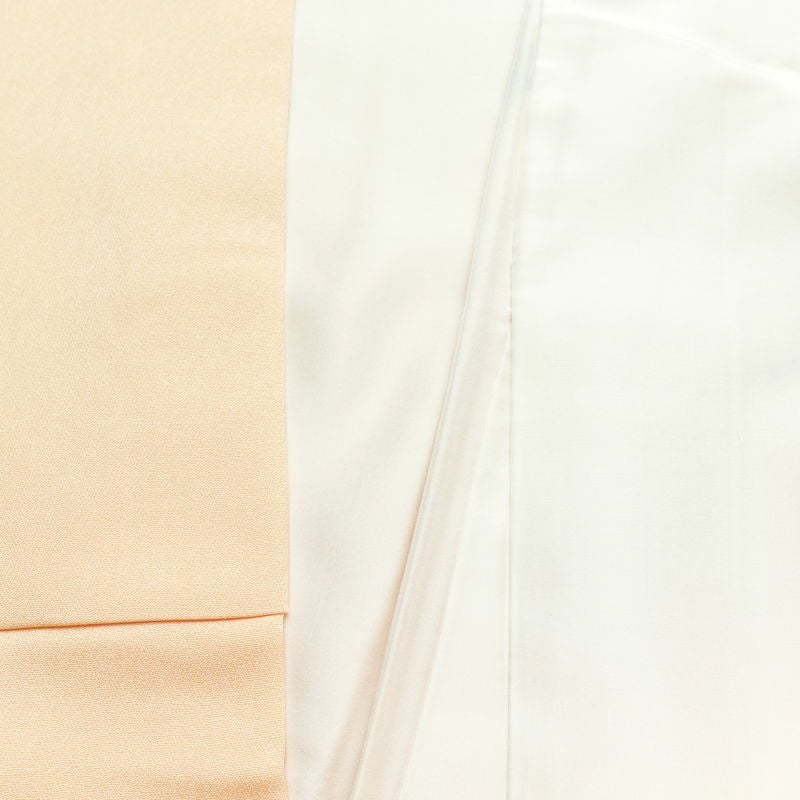 訪問着 正絹 古典柄 袷仕立て 身丈162.5cm 裄丈65cm 共八掛 着物 金彩 橙_画像18