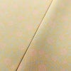 小紋 縮緬 総柄 正絹 花柄 袷仕立て 身丈166cm 裄丈63.5cm 一部しつけ糸付き 小紋着物 黄・黄土色_画像7