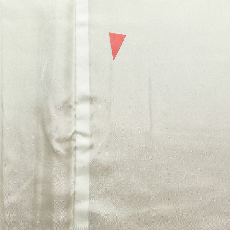 小紋 縮緬 総柄 正絹 花柄 袷仕立て 身丈166cm 裄丈63.5cm 一部しつけ糸付き 小紋着物 黄・黄土色_画像19