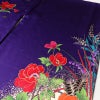 振袖 良品 正絹 花柄 袷仕立て 身丈164cm 裄丈68cm 箔 成人式 着物 紫・藤色_画像13