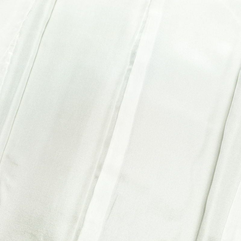 訪問着 しつけ糸付き 正絹 袷仕立て 身丈158cm 裄丈63cm 刺繍 着物 金彩 木の葉・植物柄 緑・うぐいす色_画像18