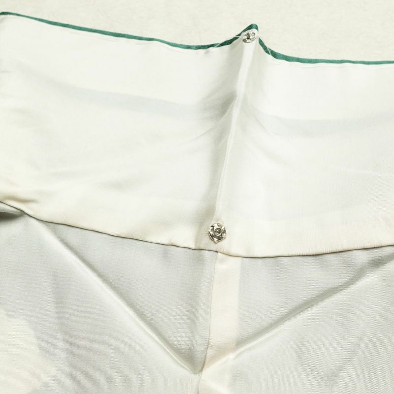 訪問着 良品 正絹 花柄 袷仕立て 身丈165cm 裄丈66.5cm 箔 刺繍 共八掛 金彩 緑・うぐいす色_画像19