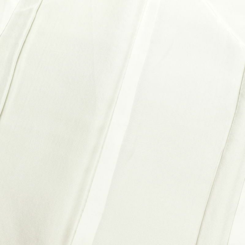 付け下げ 良品 スワトウ刺繍 縮緬 正絹 風景柄 袷仕立て 身丈155cm 裄丈63.5cm 金糸 附下 着 緑・うぐいす色_画像19