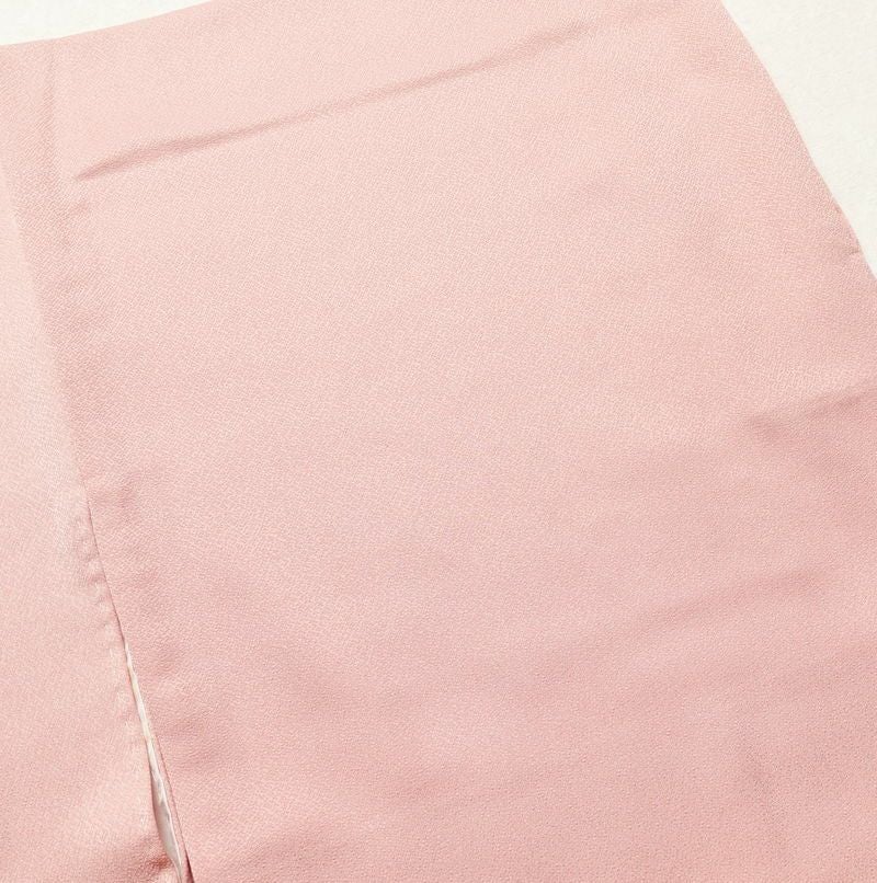 色留袖 一つ紋付き 正絹 流水・波柄 袷仕立て 身丈154.5cm 裄丈64cm 着物 ピンク_画像11