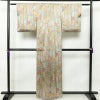 小紋 良品 総柄 正絹 幾何学柄・抽象柄 袷仕立て 身丈158cm 裄丈66cm 多色使い_画像2