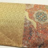 袋帯 六通柄 良品 一般用 正絹 幾何学柄・抽象柄 黄・黄土色_画像15