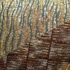 袋帯 立枠斜取文様 六通柄 美品 フォーマル用 正絹 幾何学柄・抽象柄 茶_画像3