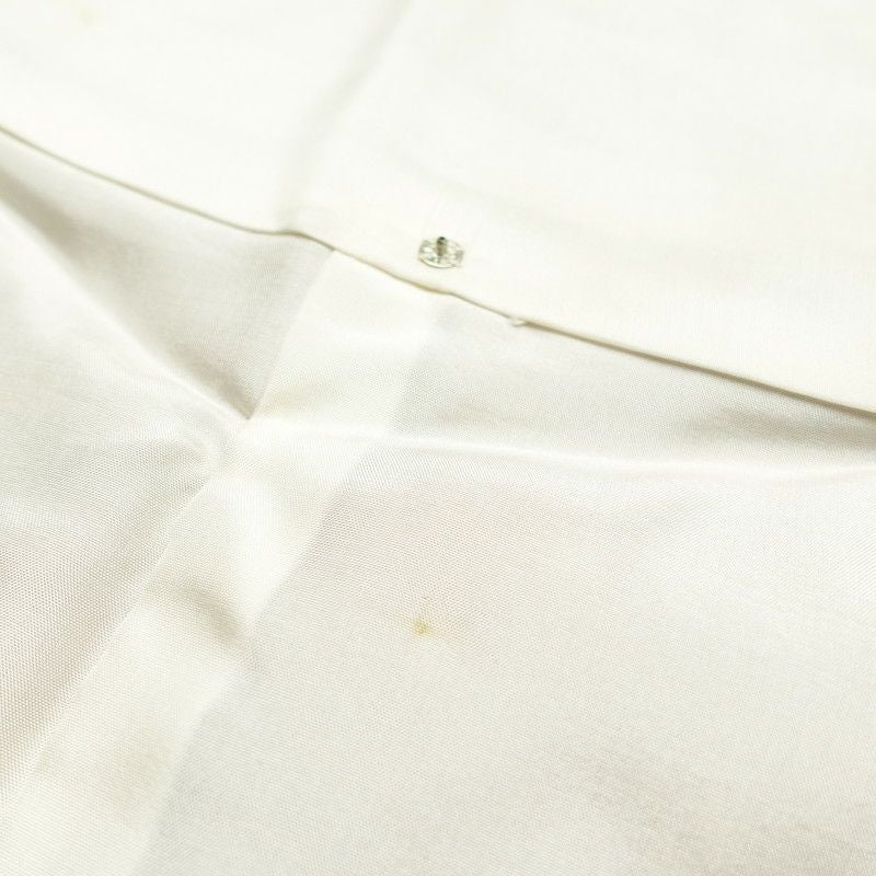 付け下げ 良品 三つ紋付き 縮緬 正絹 その他の柄 袷仕立て 身丈165.5cm 裄丈67cm 附下 グラデーション ベージュ_画像19