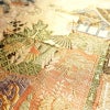 袋帯 京洛百景文 六通柄 フォーマル用 正絹 風景柄 金・銀_画像5