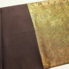 袋帯 青銅箔 六通柄 良品 フォーマル用 正絹 幾何学柄・抽象柄 箔 金・銀_画像15