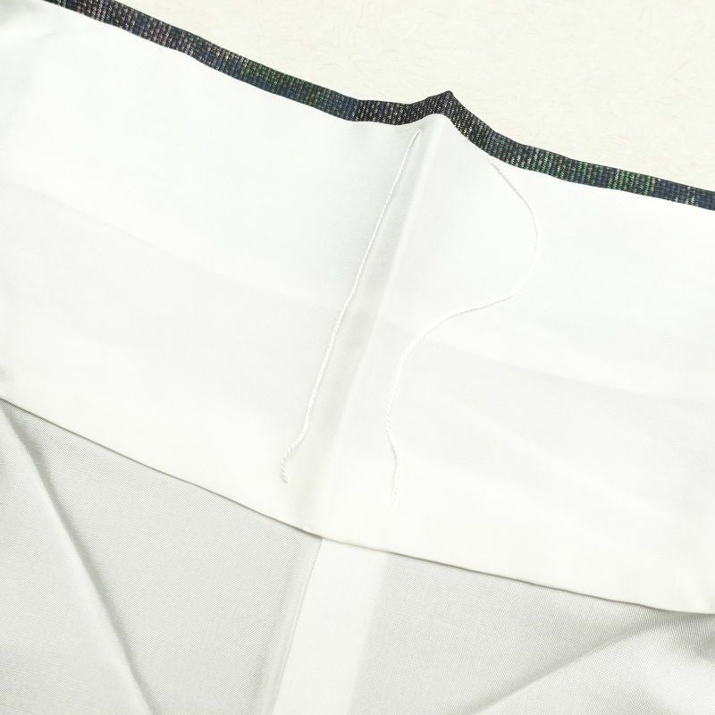 大島紬 美品 証紙あり しつけ糸付き 古代染色純泥染 正絹 風景柄 袷仕立て 身丈160.5cm 裄丈65cm 小紋柄 青・紺_画像18