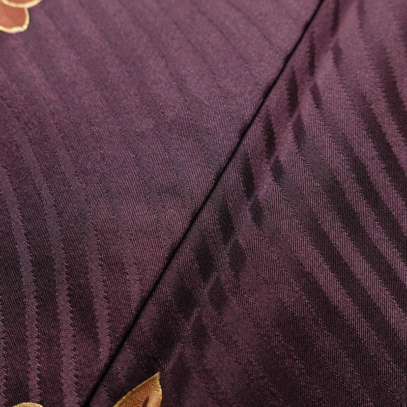 振袖 正絹 蝶 古典柄 袷仕立て 身丈166cm 裄丈67cm 箔 金彩 成人式 二十歳の集い 着物 黄・黄土色_画像8