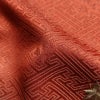 付け下げ 良品 金駒刺繍 綸子 正絹 古典柄 袷仕立て 身丈158cm 裄丈66.5cm 箔 刺繍 共八掛 金彩 着物 附下 赤・朱_画像21