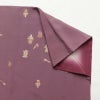 小紋 相良刺繍 縮緬 正絹 幾何学柄・抽象柄 袷仕立て 身丈158.5cm 裄丈64cm 刺繍 紫・藤色_画像11