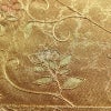 袋帯 太鼓柄 スワトウ刺繍 フォーマル用 正絹 花柄 黄・黄土色_画像5