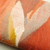 袋帯 未仕立て品 手織 西陣織 花流麗雅文 太鼓柄 良品 証紙あり 一般用 正絹 幾何学柄・抽象柄 橙_画像13