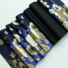 袋帯 未仕立て品 六通柄 美品 証紙あり 振袖用 正絹 花柄 桜 青・紺_画像18