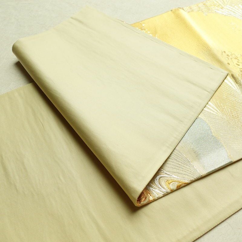 袋帯 六通柄 フォーマル用 正絹 古典柄 黄・黄土色_画像11