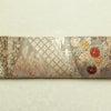 袋帯 六通柄 フォーマル用 正絹 古典柄 菊 刺繍 小豆・エンジ_画像14
