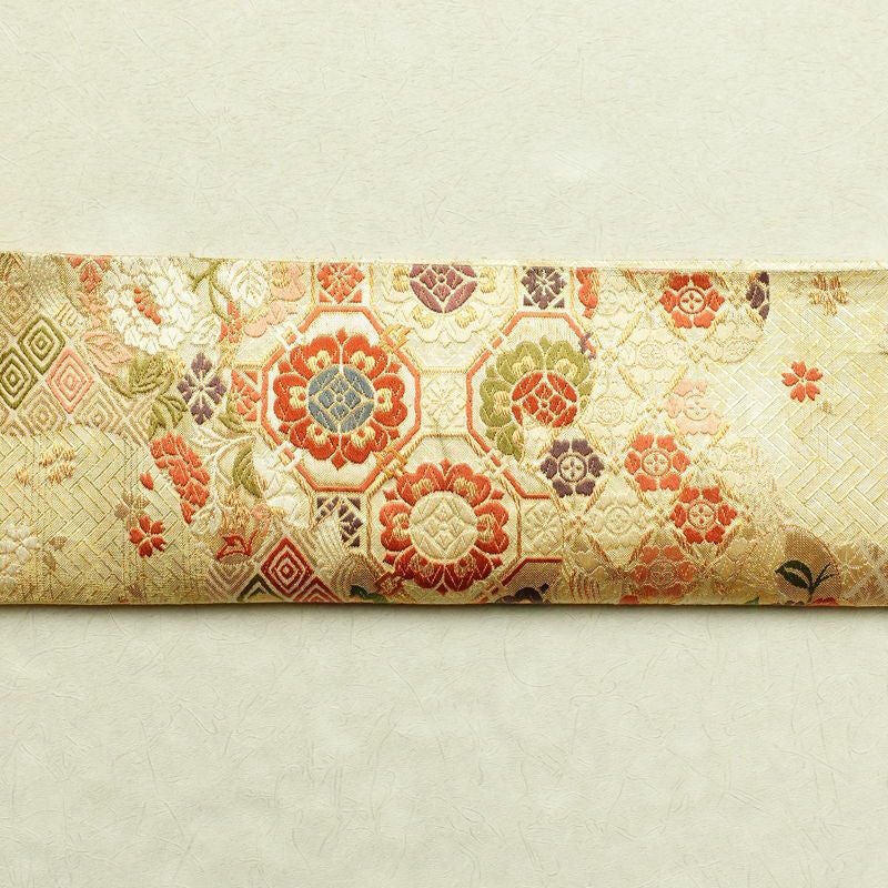 袋帯 六通柄 フォーマル用 正絹 古典柄 金・銀_画像15