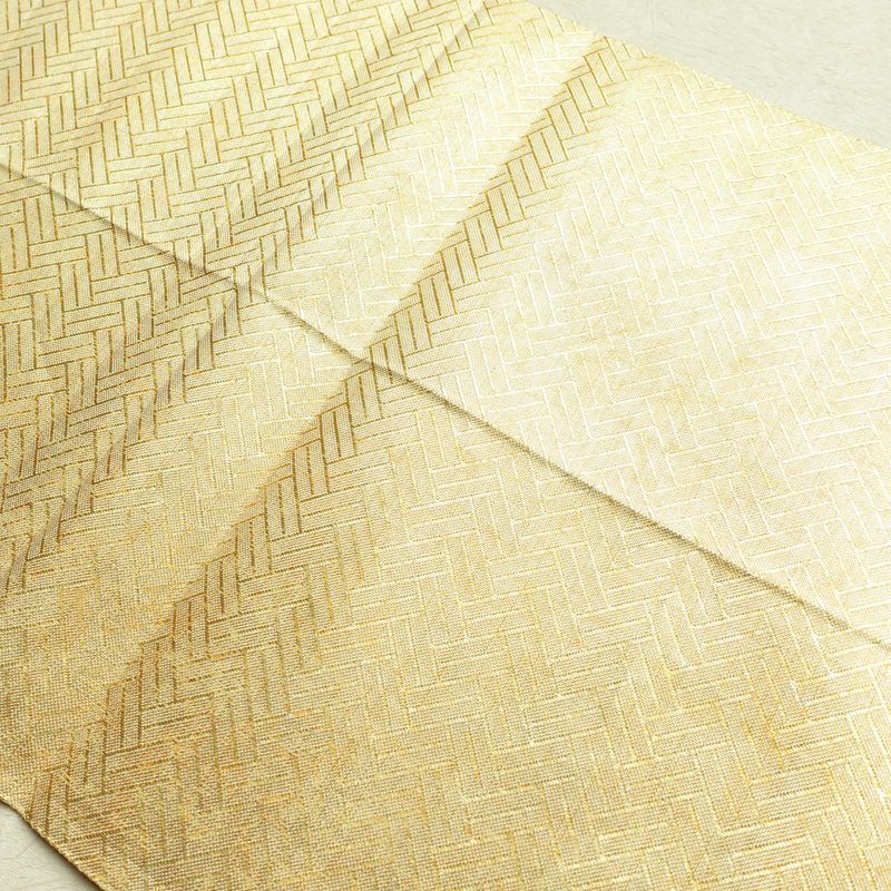 袋帯 六通柄 フォーマル用 正絹 古典柄 金・銀_画像17