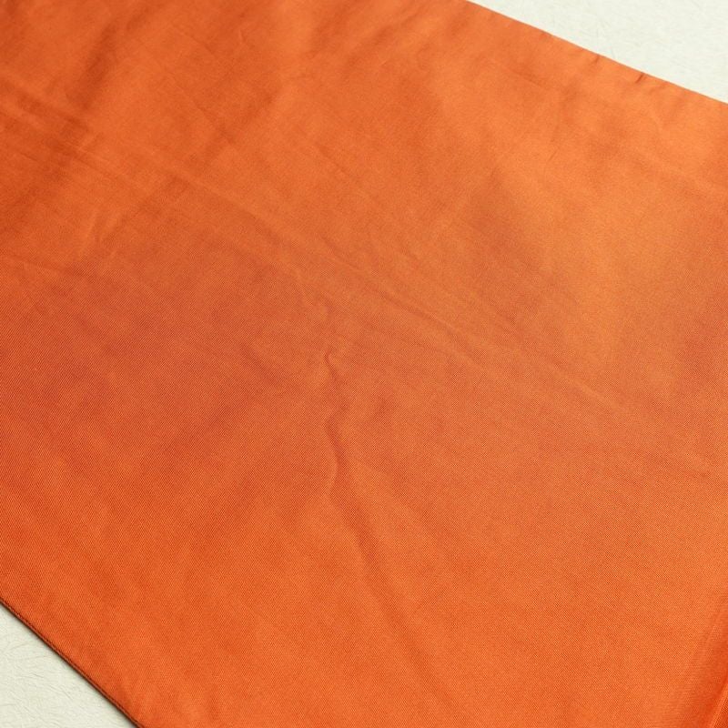 袋帯 六通柄 フォーマル用 正絹 風景柄 箔 橙_画像17