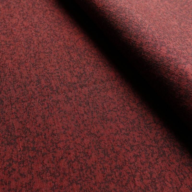 袋帯 六通柄 絞り 一般用 正絹 幾何学柄・抽象柄 小豆・エンジ_画像12