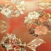 袋帯 六通柄 良品 フォーマル用 正絹 刺繍 花柄 古典柄 橙_画像2