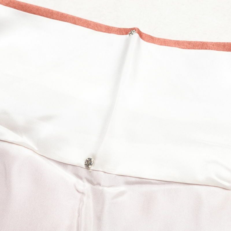 訪問着 良品 正絹 花柄 袷仕立て 身丈171cm 裄丈70.5cm 着物 フォーマル 箔 ピンク_画像19