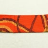 名古屋帯 六通柄 正絹 幾何学柄・抽象柄 松葉仕立て 橙_画像13