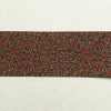 名古屋帯 全通柄 美品 綿 花柄 名古屋仕立て 小豆・エンジ_画像14