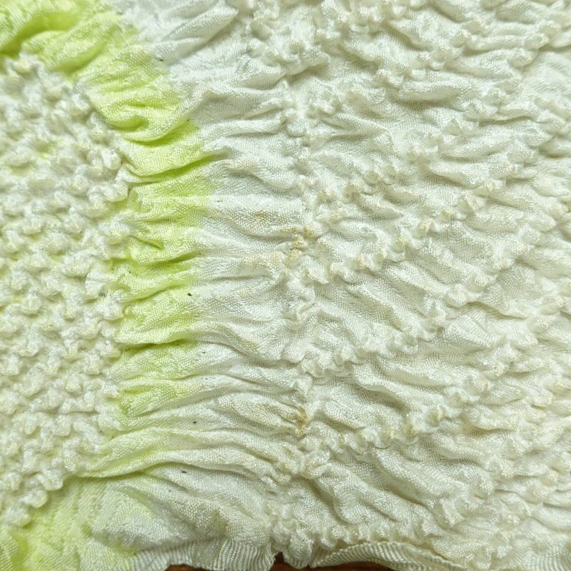 帯揚げ 絞り 正絹 古典柄 緑・うぐいす色_画像11