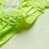 帯揚げ 絞り 正絹 花柄 緑・うぐいす色_画像8